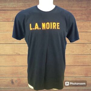 L.A. Noire Video Game Promo Tee Rockstar Xbox Sony T Shirt Men’s XL Short Sleeve